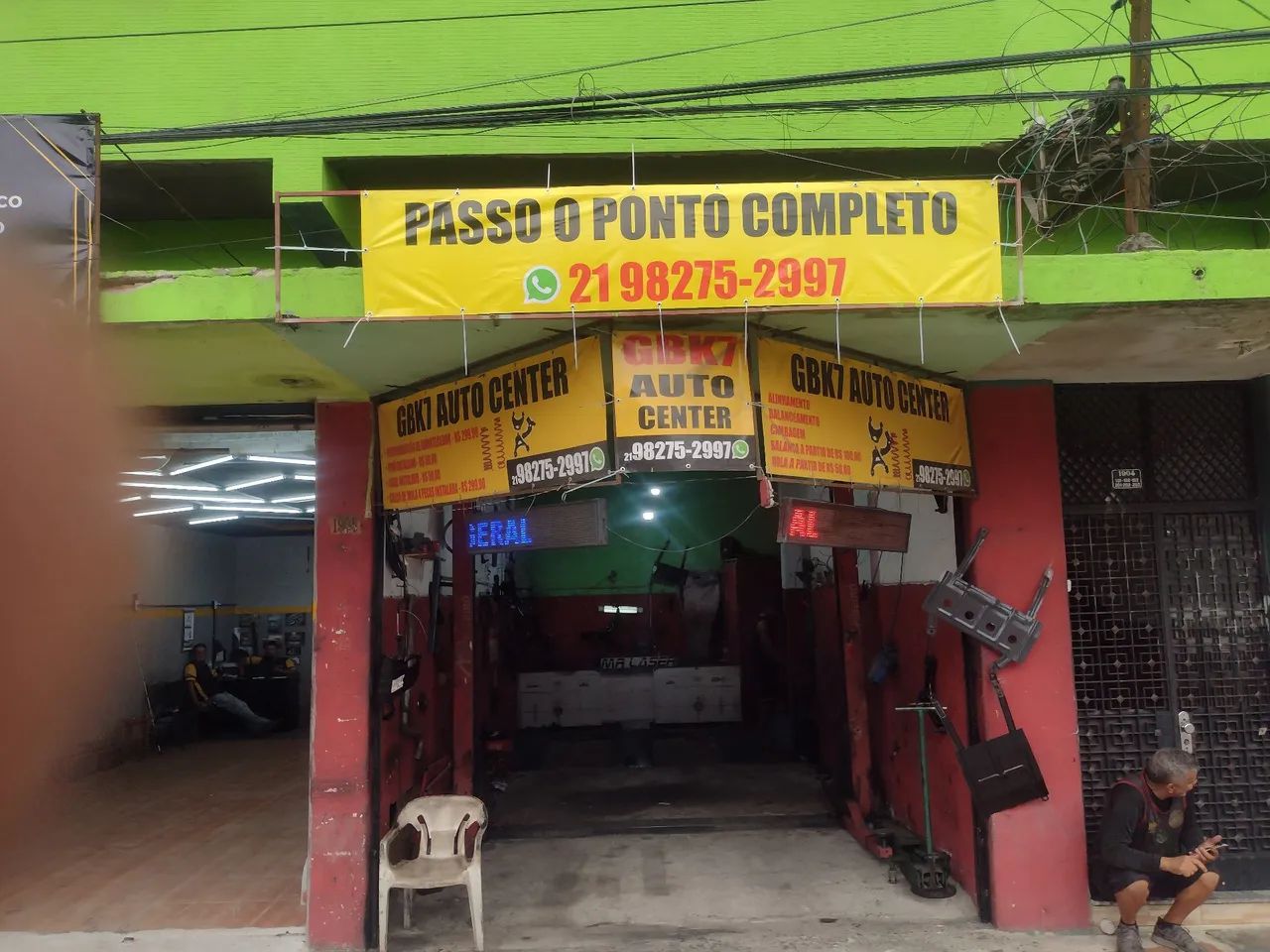 Passa pondo loja de alto módico com alerta.  Alinhamento.balancimeto.elevator . com presso