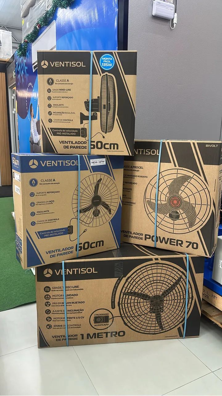 Ventilador de parede vários tamanhos