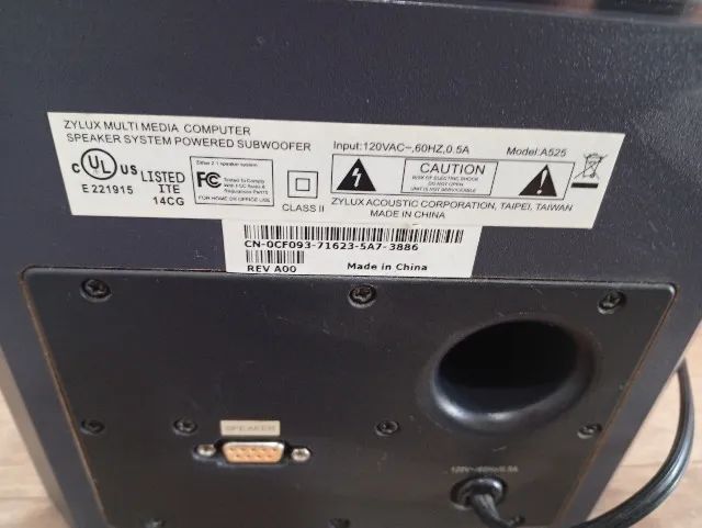Caixa De Som 2.1 Speaker Dell Zylux A525 Com Subwoofer. - Foto 3