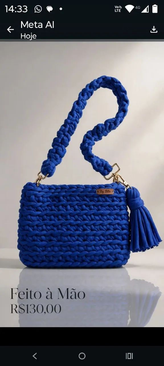 Bolsas de Crochê 