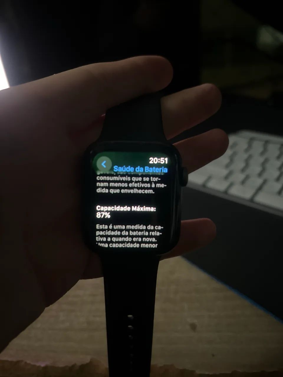 Apple Watch série 4 44M 87% bateria  - Foto 5