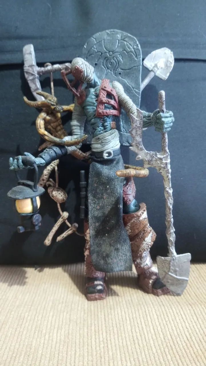RARO Spawn GRAVE DIGGER 1997 series 8 complete todd mcfarlane toys
