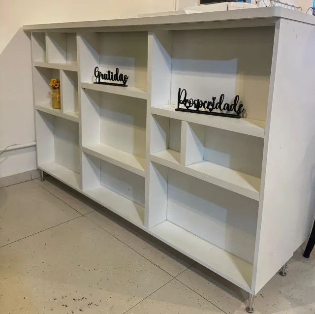 Balcão Modular em Forma de "L" branco ideal para Lanchonete ou Café - Foto 2