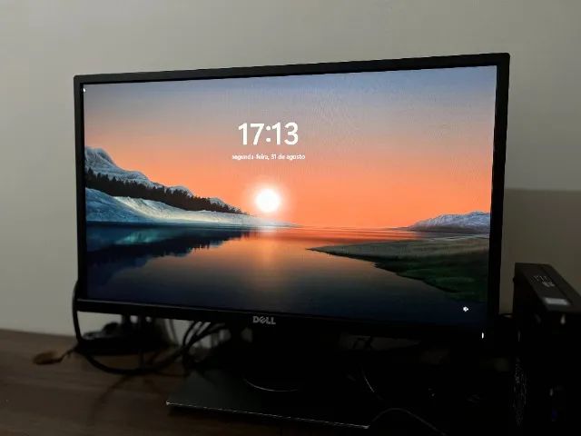 Mini PC Dell OptiPlex 3070 Core I3-9100t + Monitor Dell P2217h 22' Polegadas Led Cor Preto - Foto 2