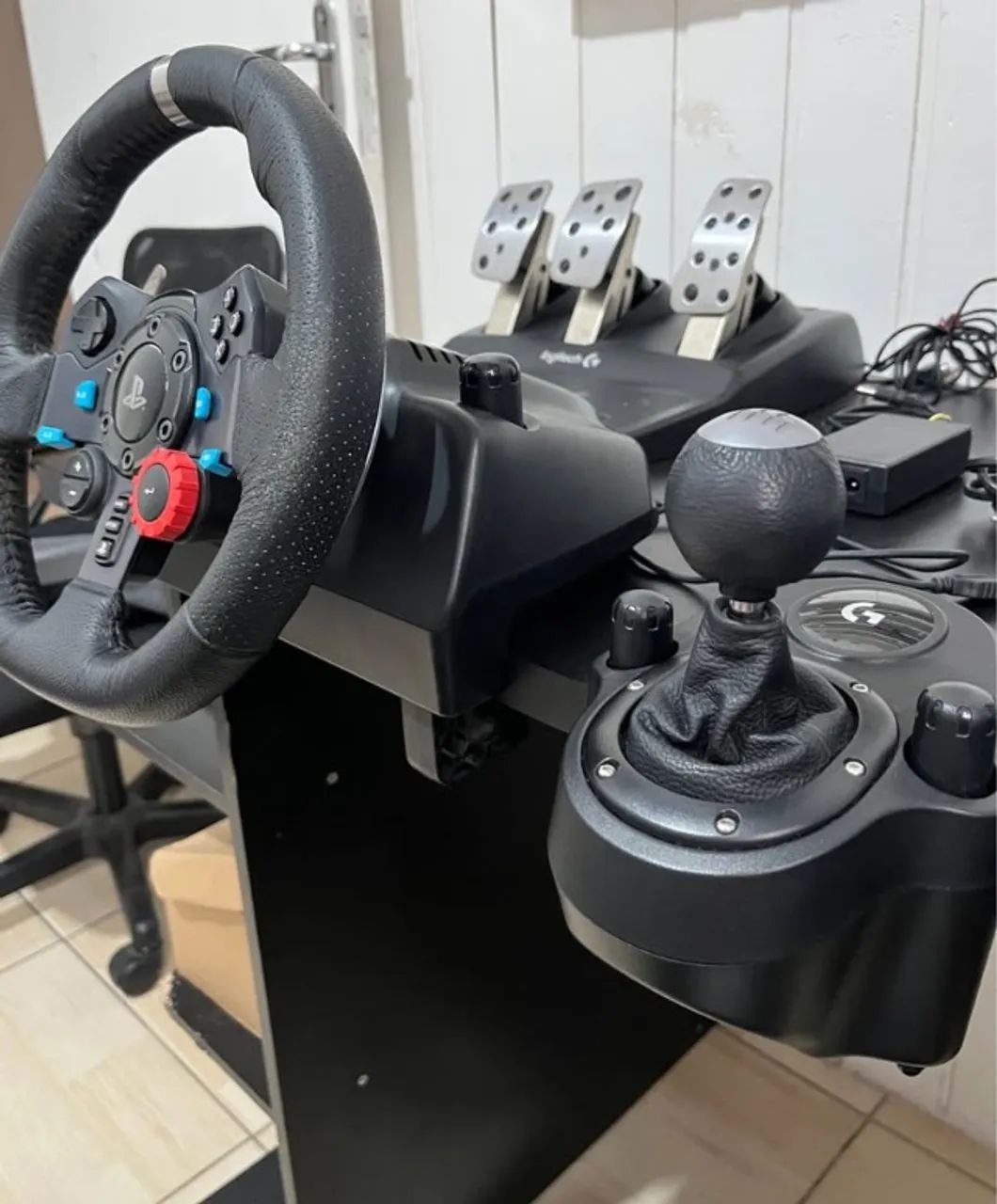 LOGITECH G29 + CÂMBIO ORIGINAL - KIT COMPLETO! - Foto 5