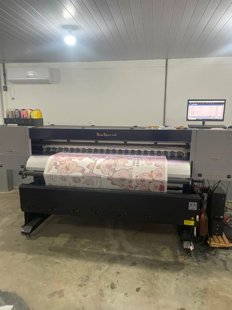 IMPRESSORA PLOTTER SUBLIMAÇÃO IMPECÁVEL 8 CABEÇAS 