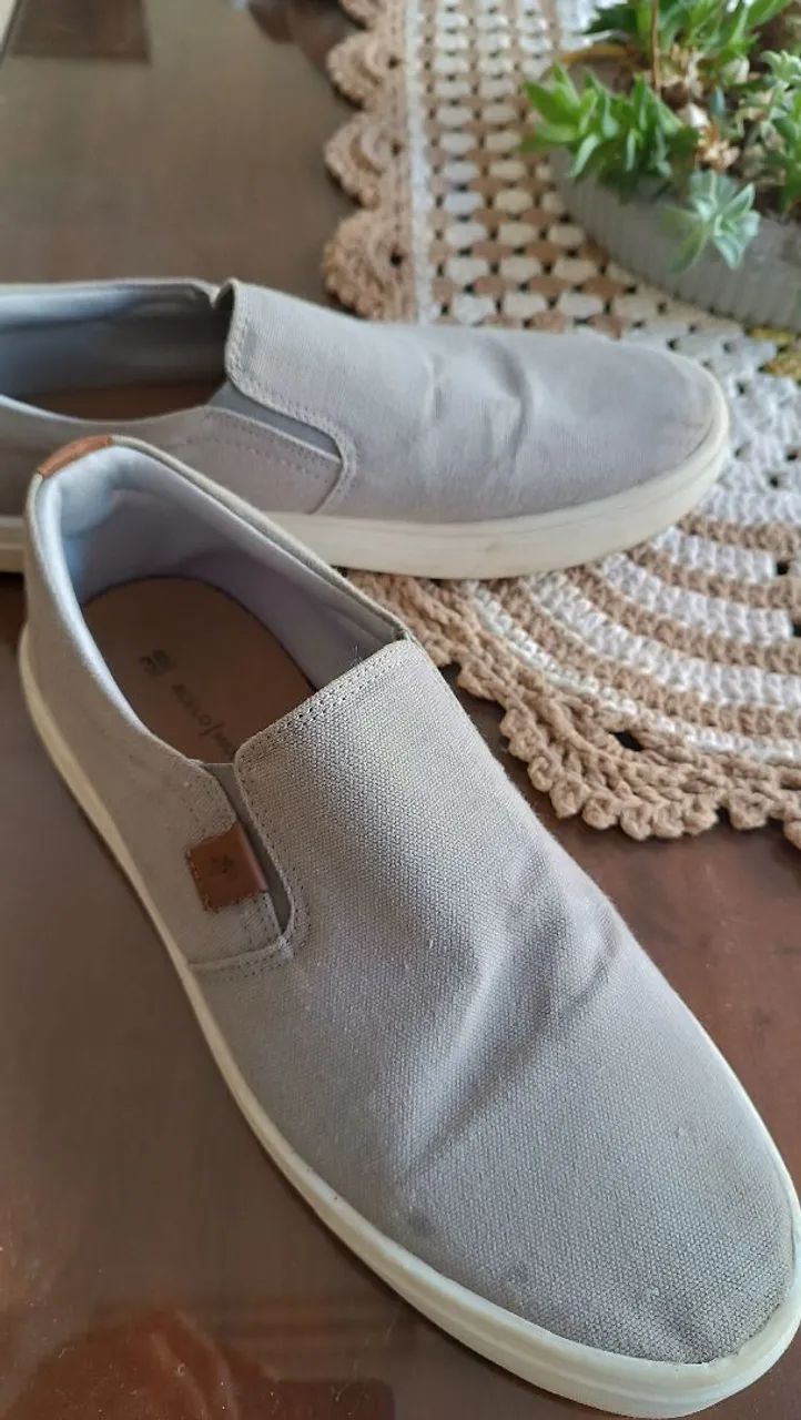 Tênis slip on social usado - Foto 2