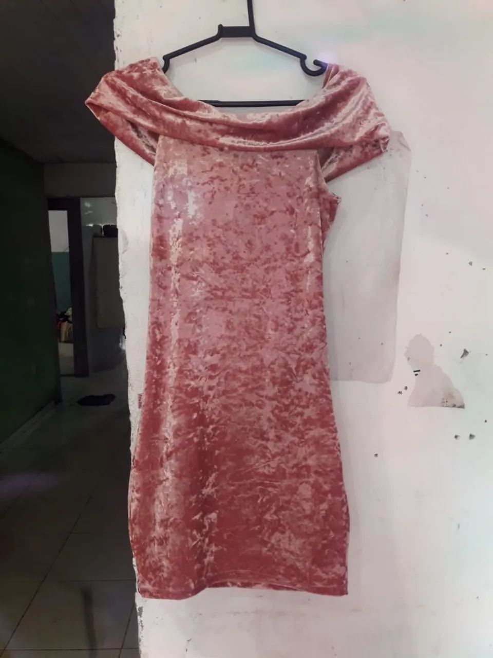 Vestido de camurça tam pm