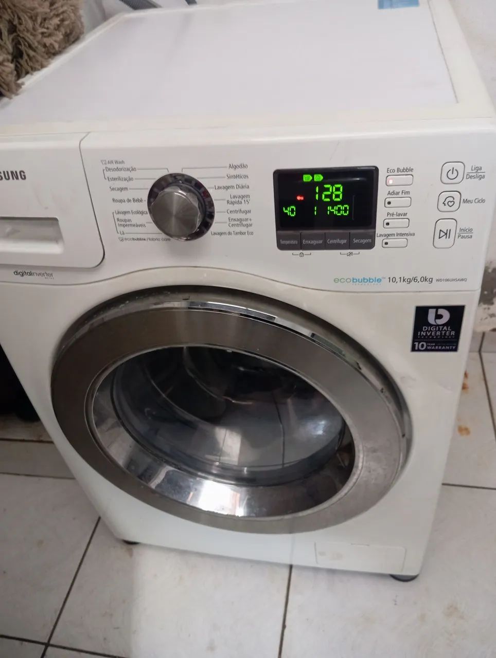Lava e seca Samsung 