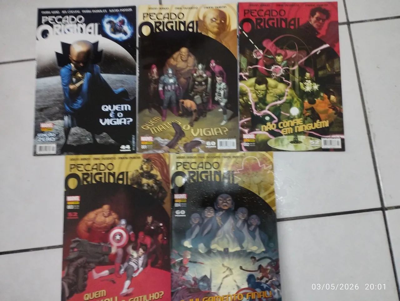 HQ quadrinhos Marvel Saga Pecado Original 2015 - Foto 2
