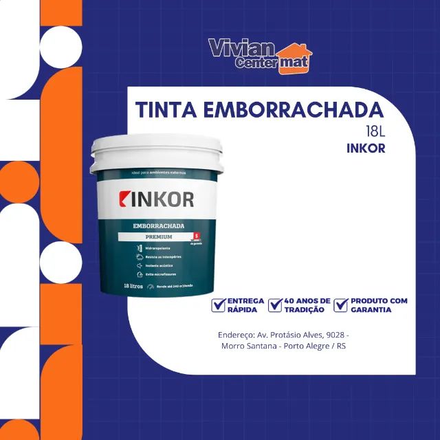 Tinta Emborrachada 18L Inkor