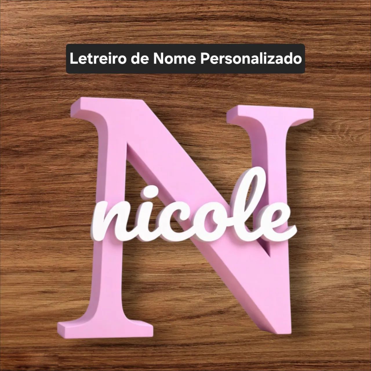 Letreiro com Nome Personalizado
