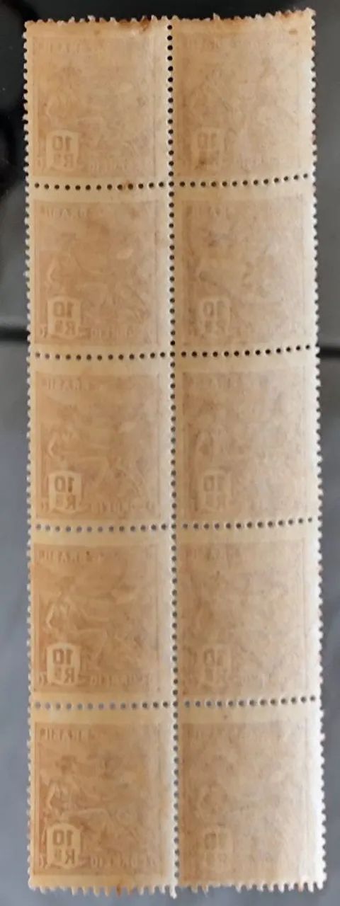 Selo postal - Vovó 10 reis. - Foto 3