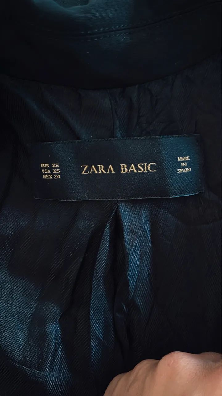 Blazer Zara Preto P - Foto 3