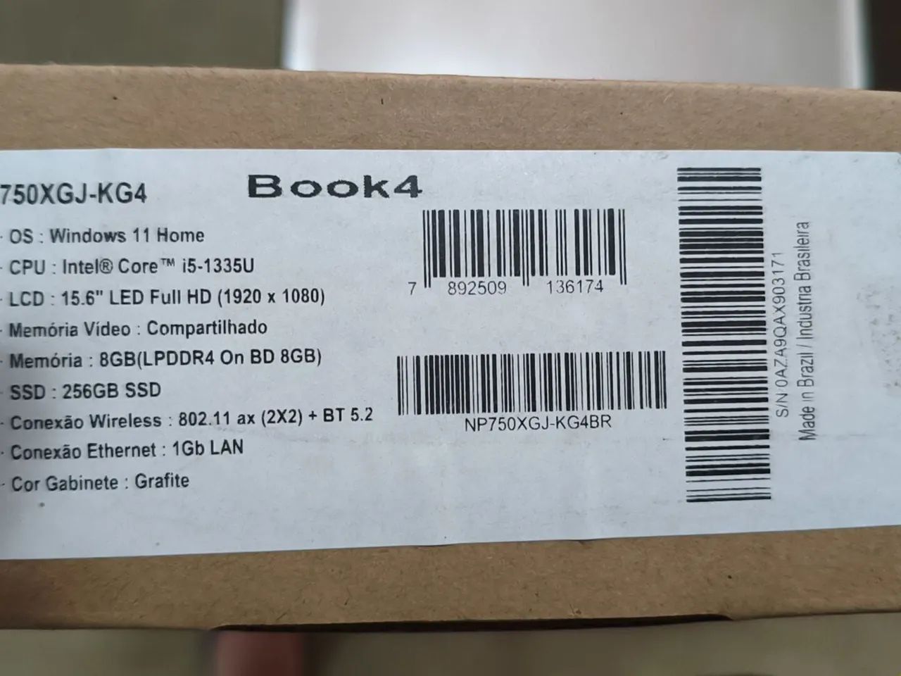 Notebook Samsung 