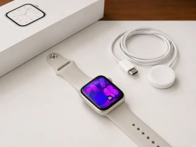 Apple Watch Série 7 41mm ? Completo + Original - Smartwatches