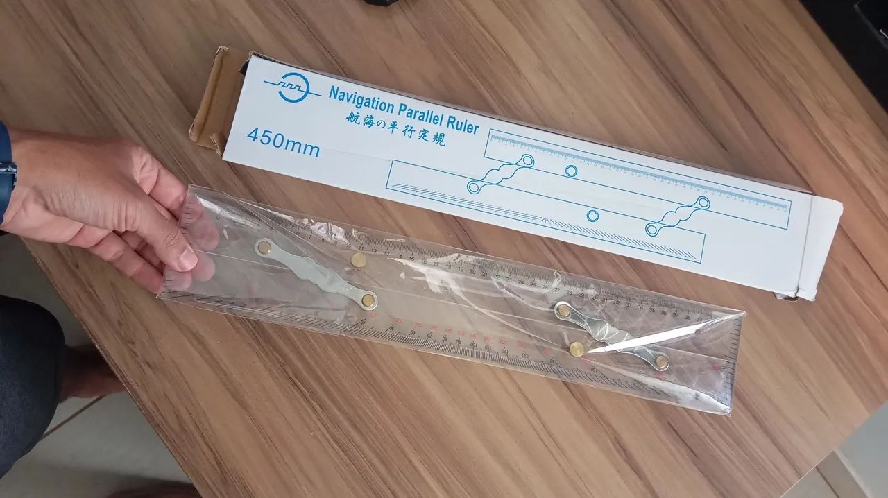 Régua Paralela 45cm Navegação - Nova (Mestre/Arrais Amador) - Foto 2