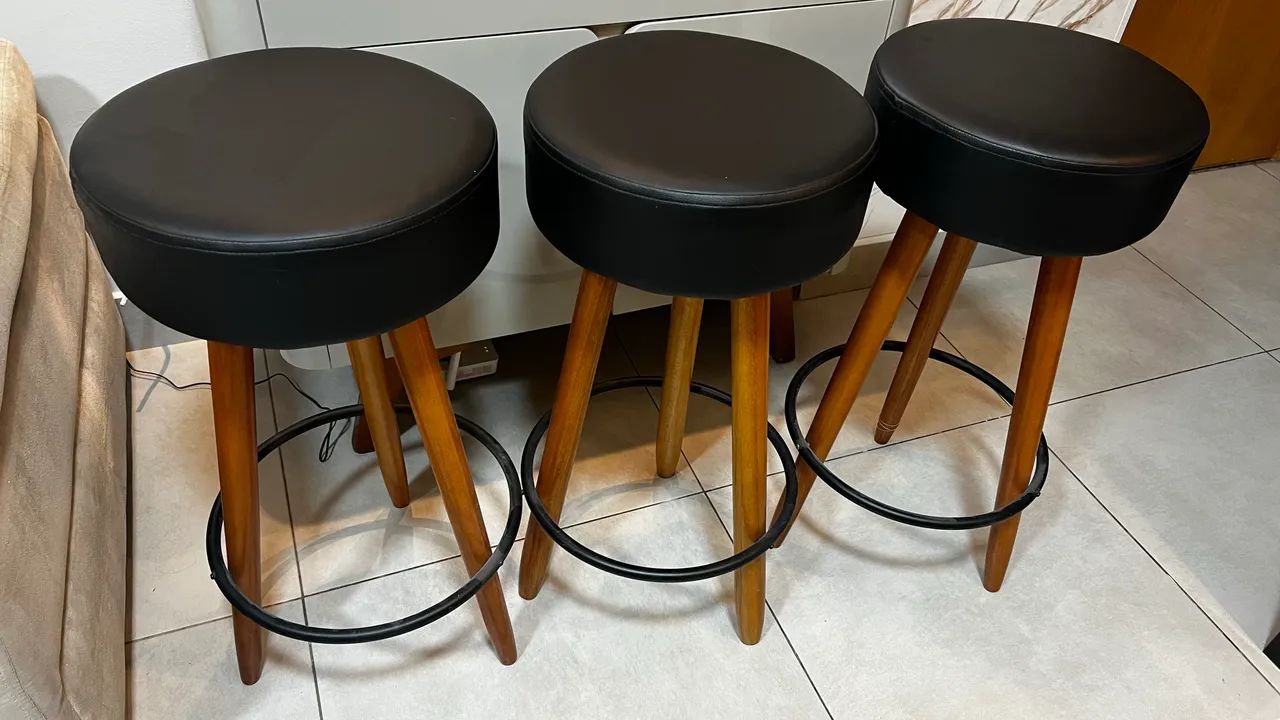 Banquetas Alta 70cm - Bancos balcão  - Foto 3