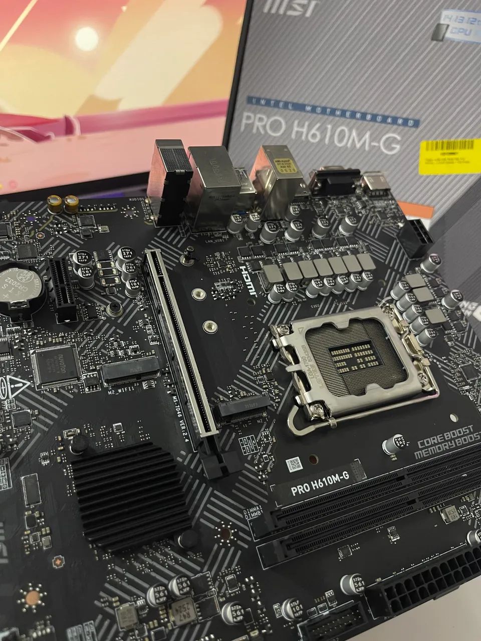 H610 - LGA 1700 DDr5 *NOVA* - Caixa e NF -Aceito cartão e Entrego - Foto 5