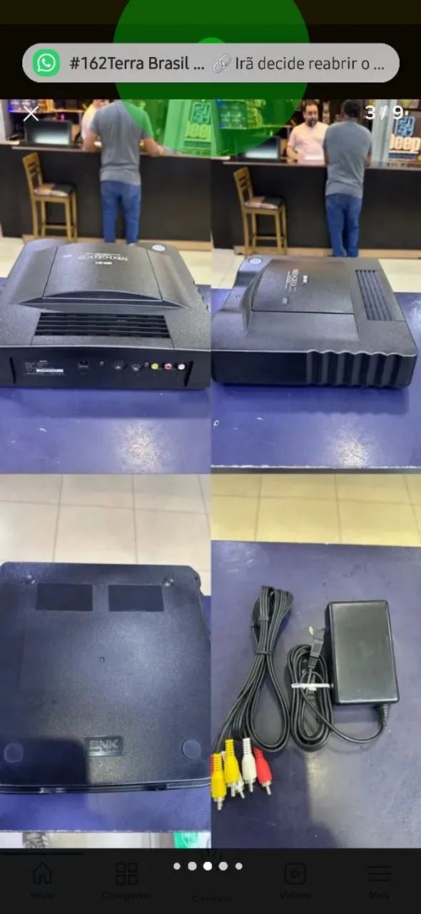 Neo geo cd com jogos  - Foto 3