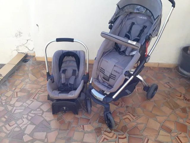 Carrinho de bebê com bebê conforto Kiddo modelo eclipce - Foto 5