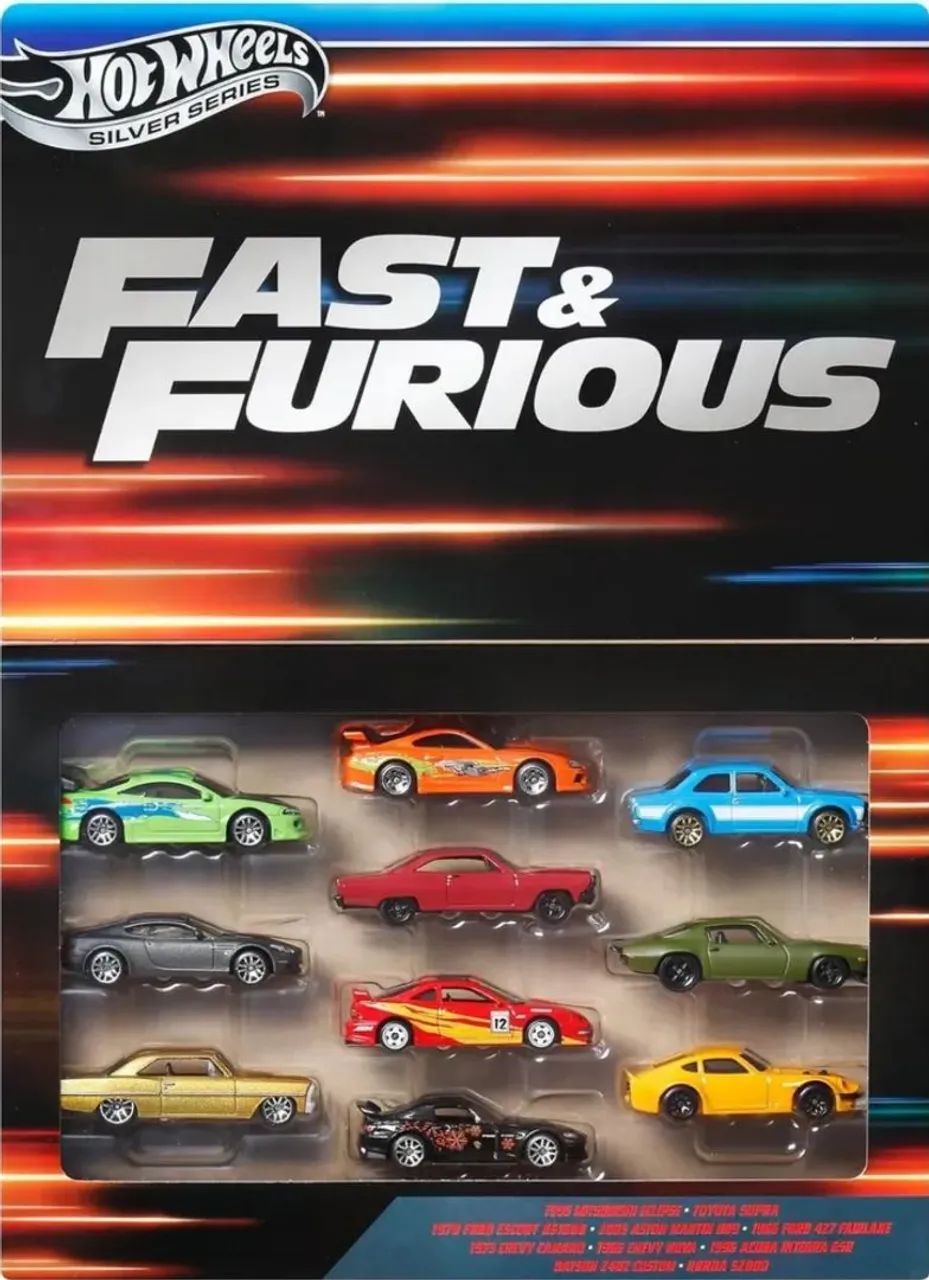 Kit Hot wheels Silver série fast e furious  - Foto 2