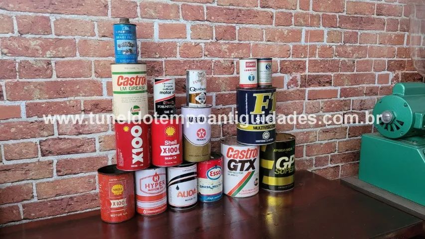 Latas Óleo Antigas - Foto 3