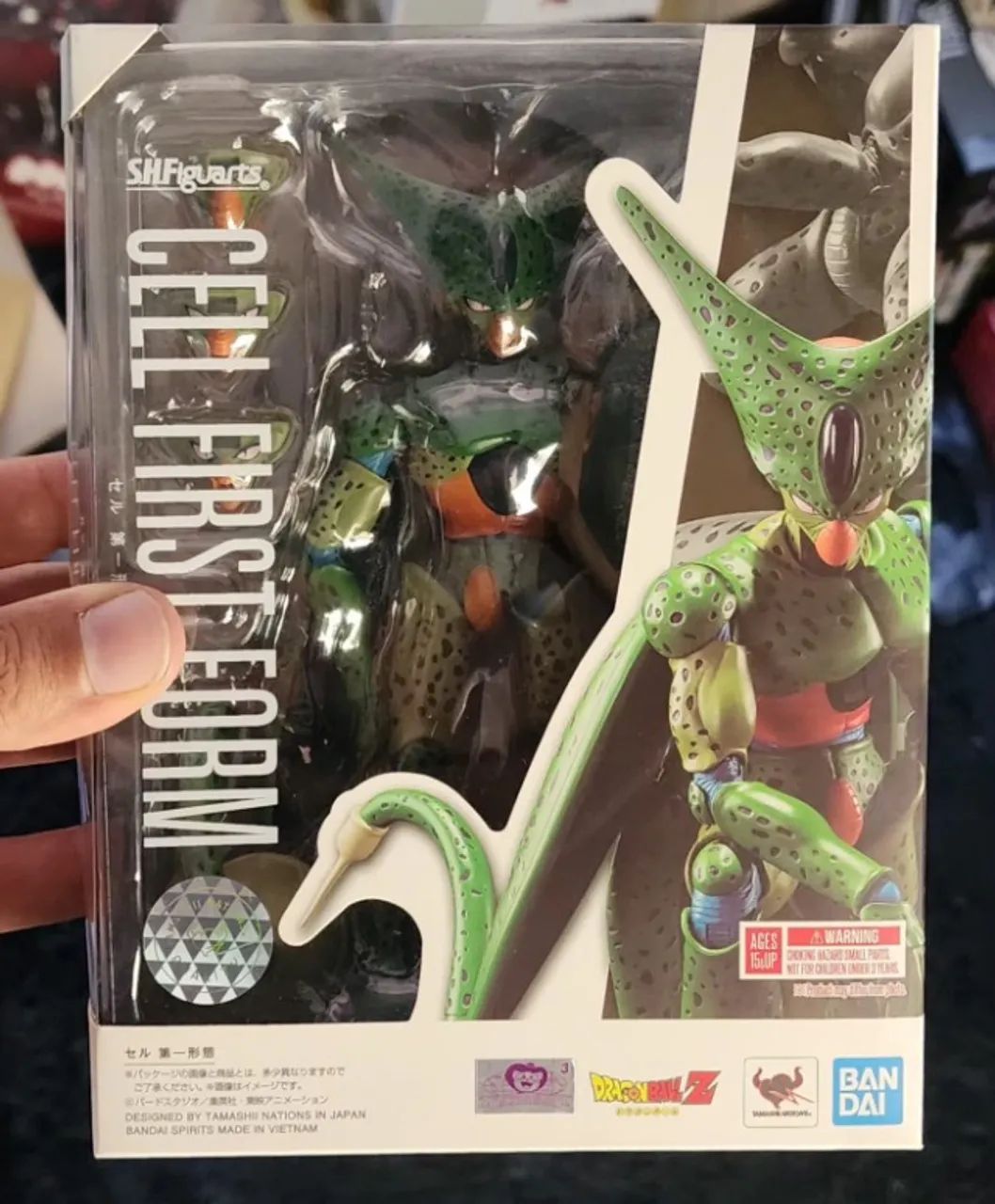 Cell Primeira Forma Bandai SHF