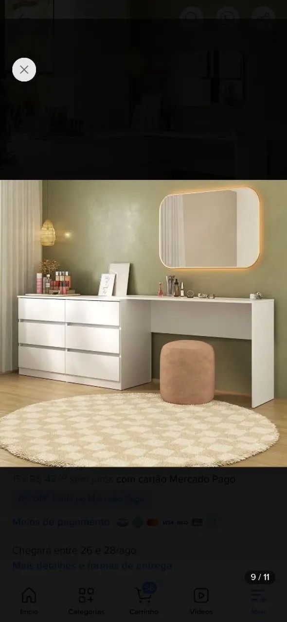 Vendo cômoda usada. Ja montada