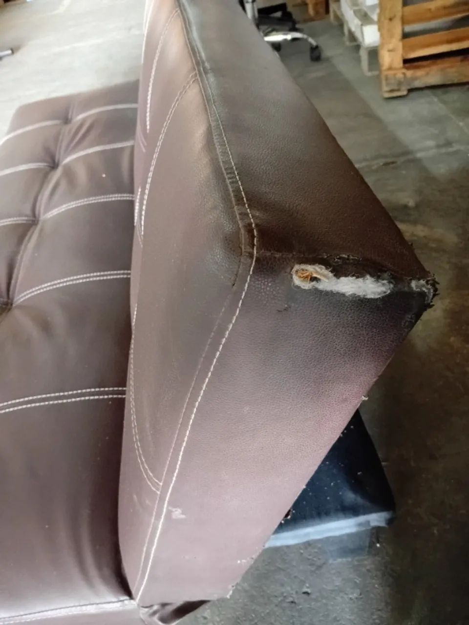 Sofá Cama Marrom - Foto 2