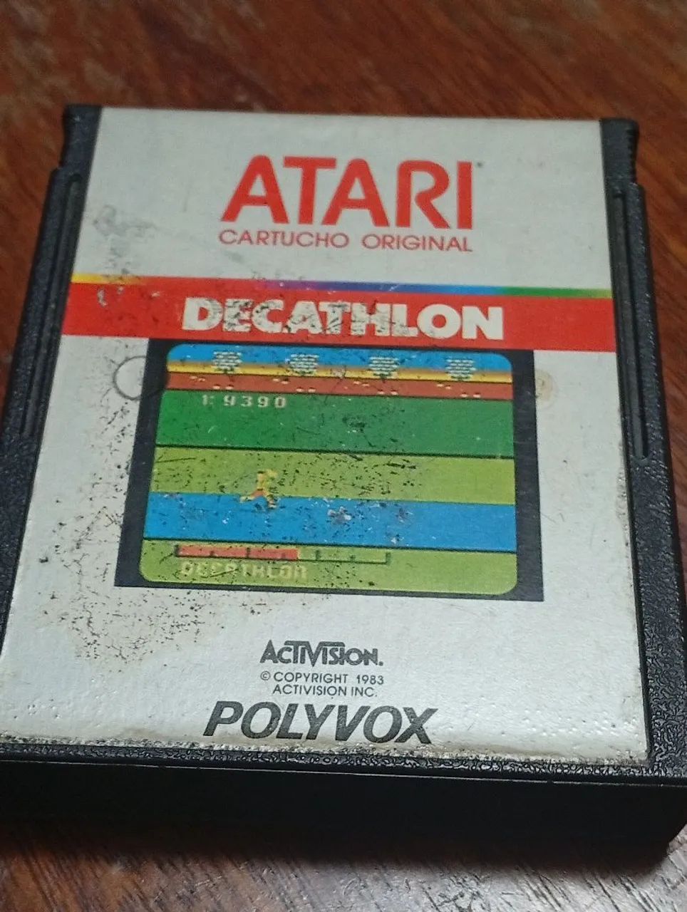 Fitas de vídeo game Atari revervado