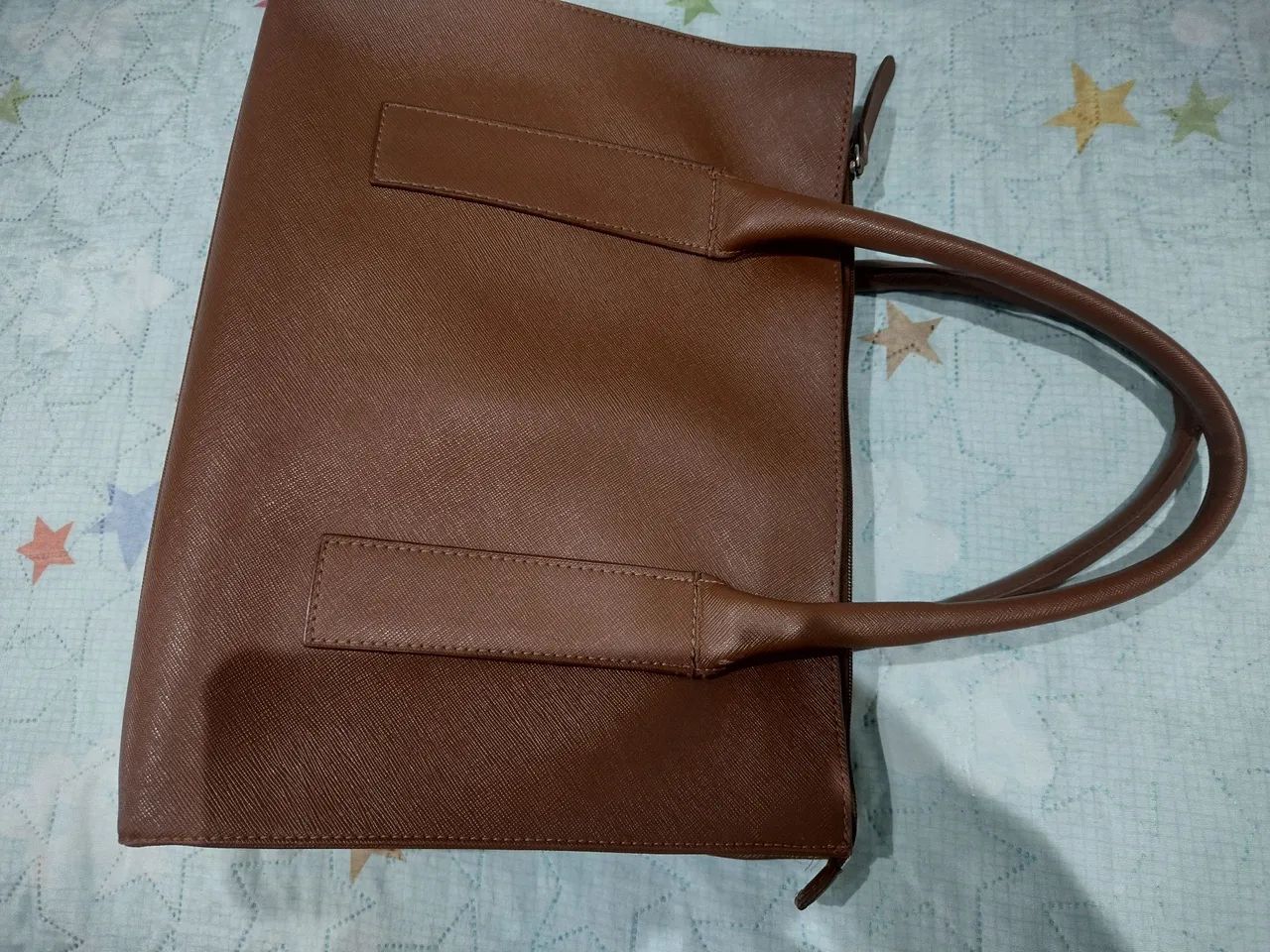 Bolsa tote marrom - Foto 4