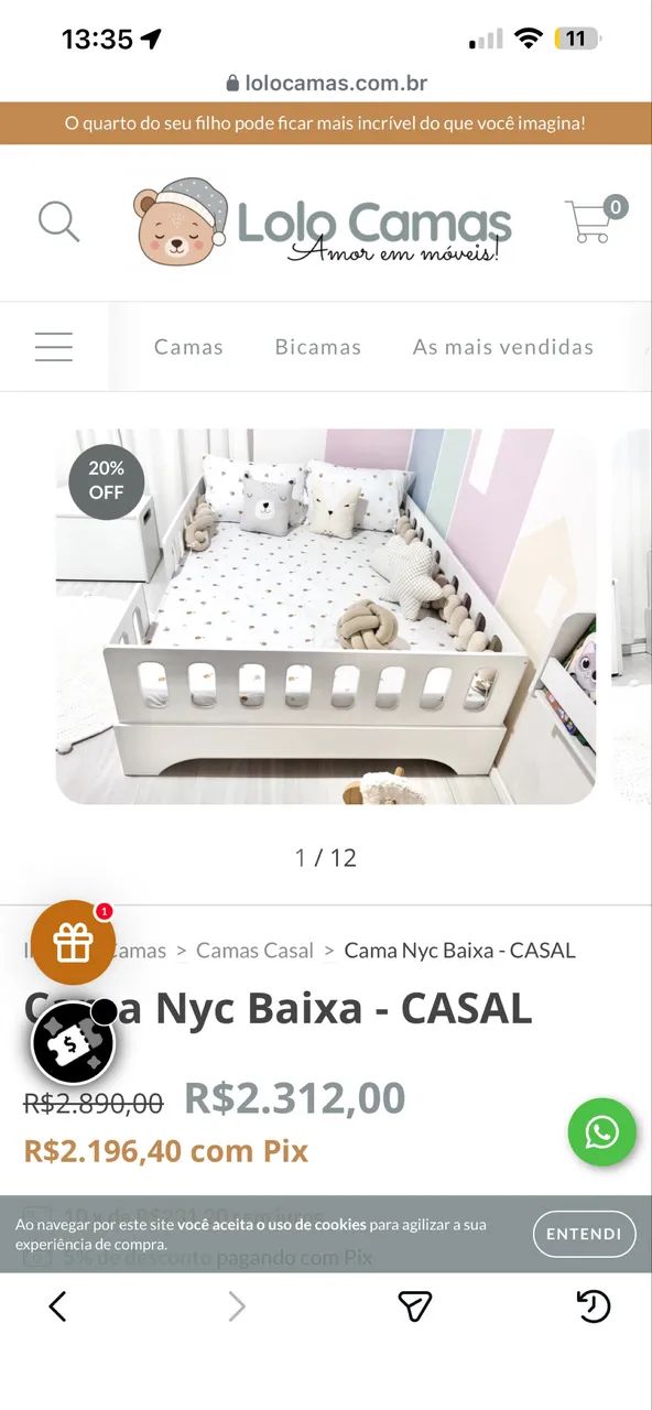 Cama casal montessoriana - Foto 5