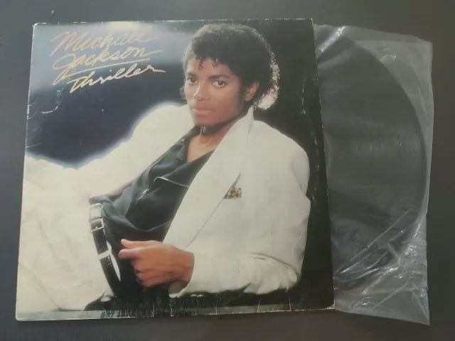 Michael Jackson - Thriller (1982) - Vinil Original com Pôster e Encarte