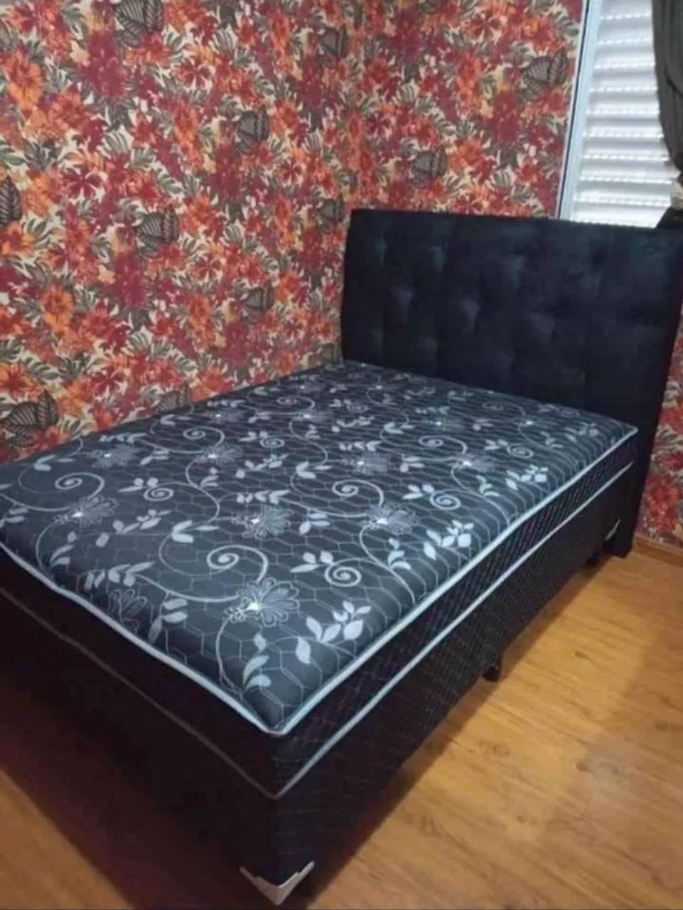 CAMA CASAL COM COLCHÃO DE 20CM COM MOLAS ENSACADAS OU SEM ACOPLADA FRETE GRÁTIS 