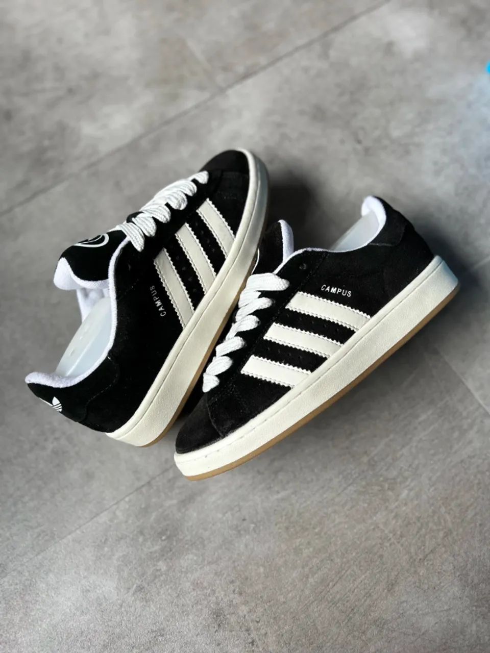 Tênis Adidas Campus Camurça Premium Unissex Cor: Preto - Disponível 34 AO 43 - Foto 4