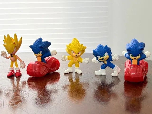 Kit Miniaturas Bonecos Sonic 10 Peças - Foto 5