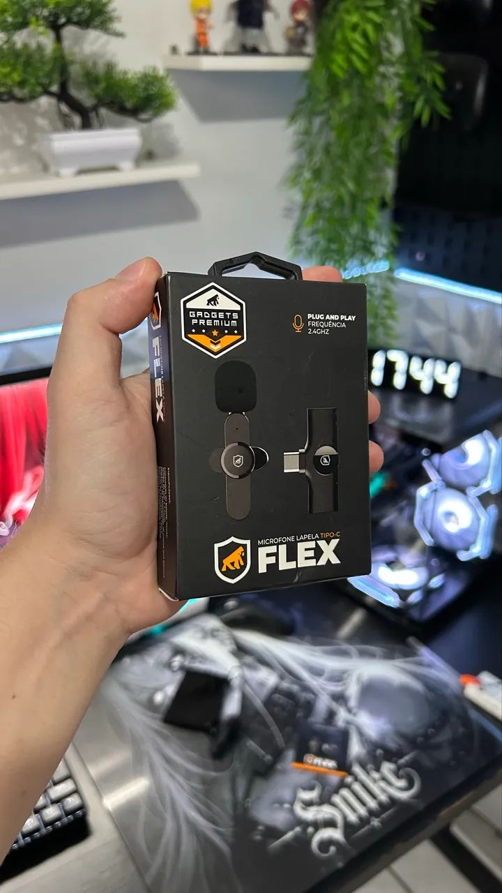 Microfone de Lapela Flex