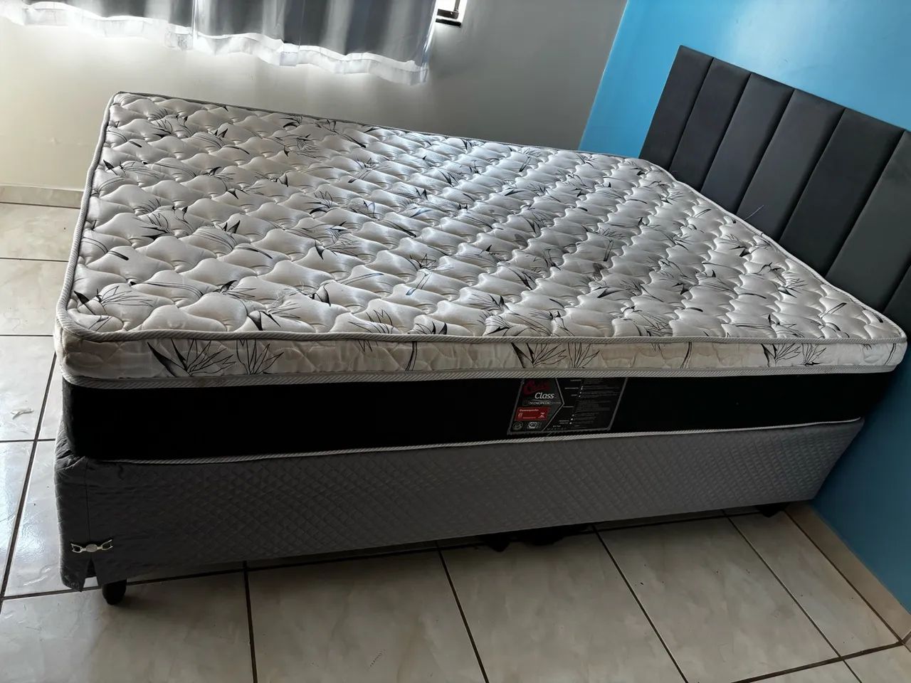 Vendo cama box modelo viúva, com colchão Castor Class Tecnopedic.  - Foto 2