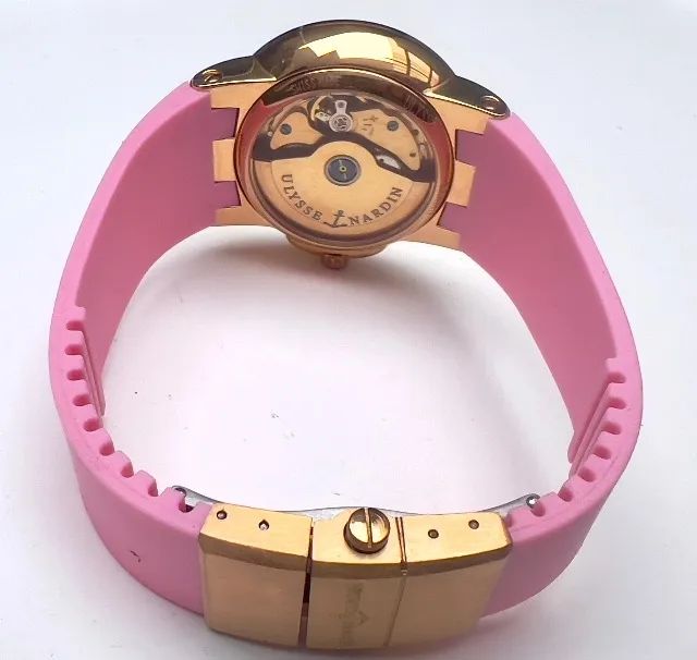 Relógio Ulysse Nardin Dourado Rosa - Foto 3