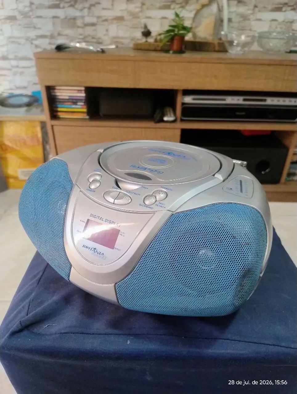 CD PLAYER BRITÂNIA SOUND BS77 AM . FM - Foto 3