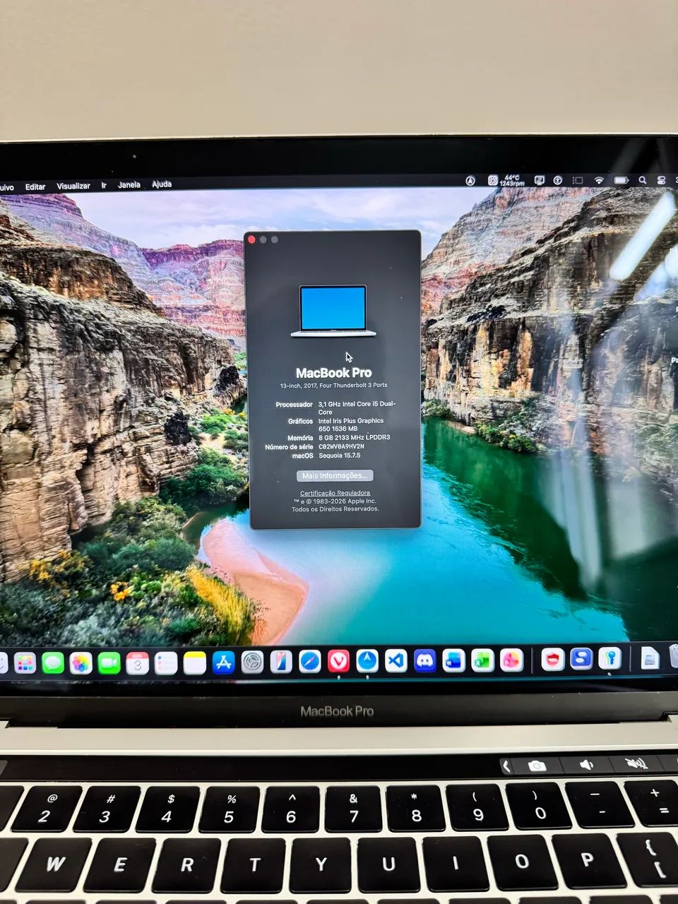 MacBook Pro Touch Bar muito novinho  - Foto 2