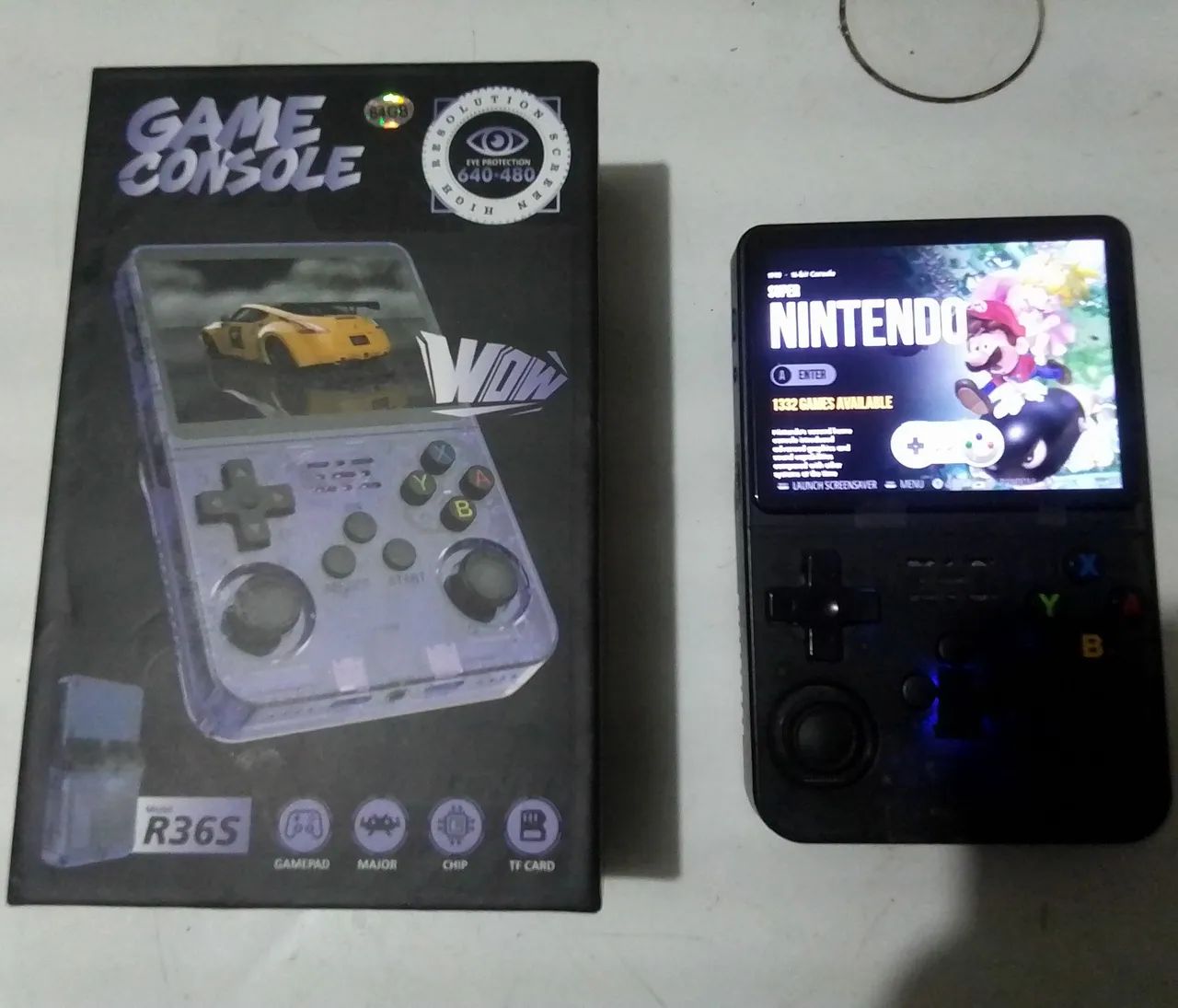 Console mini game R36S