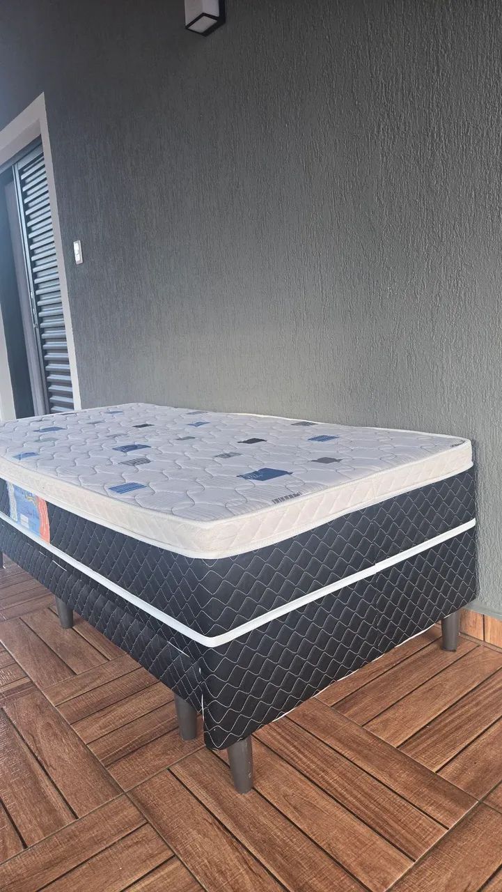 VENDO cama box solteiro c/ auxiliar  - Foto 2