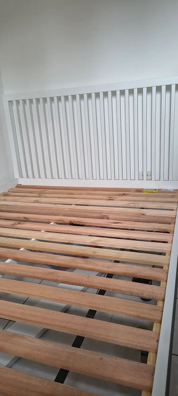 Cama de casal branca Tok stok