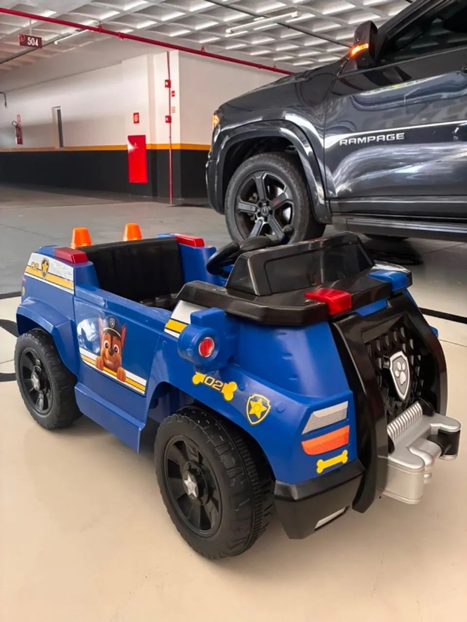 Carro Elétrico Patrulha Canina perfeito estado 