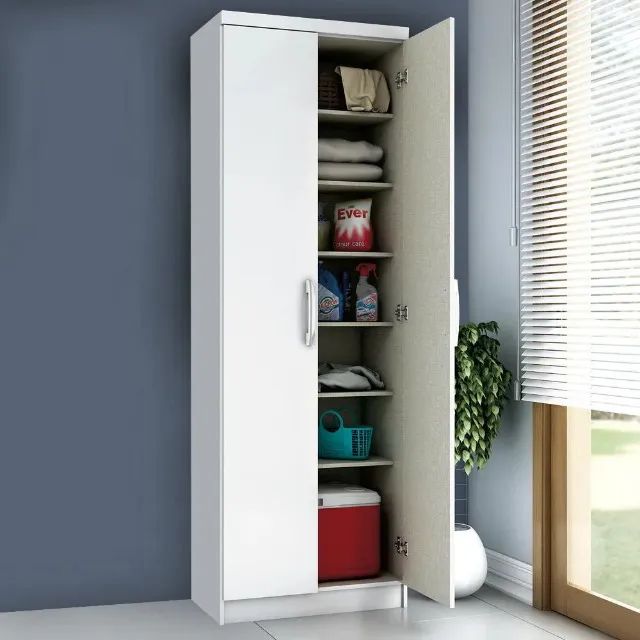 Armário Multiuso com 2 Portas 180cm Branco - Foto 3