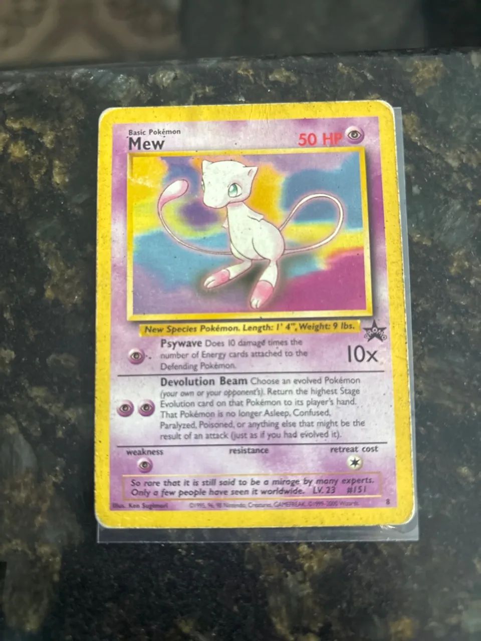 Mew Wizards Black Star S/foil