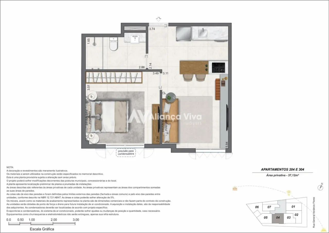 Leblon | Apartamento 1 quarto - Foto 4