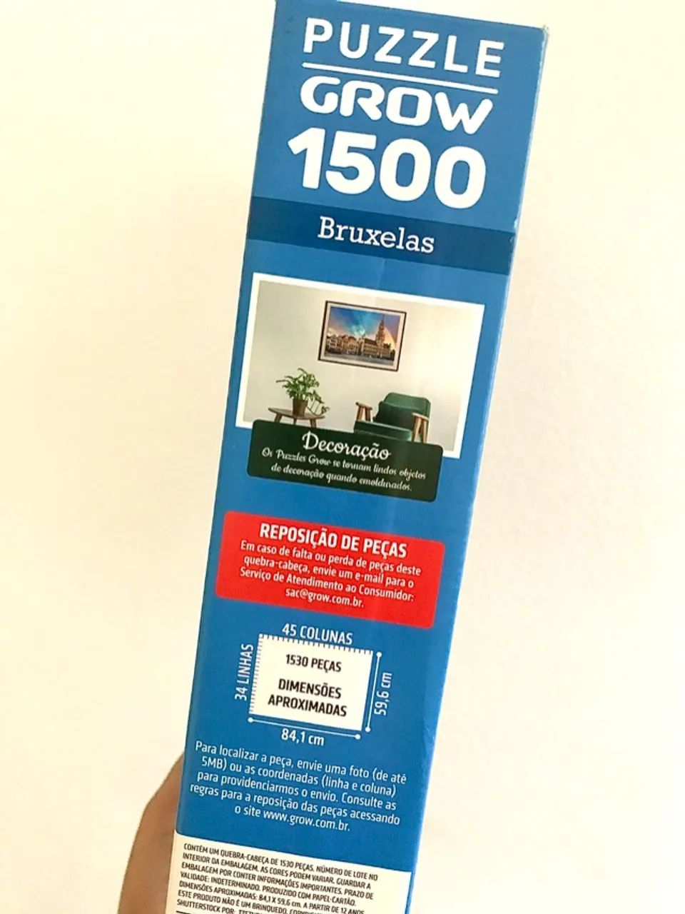 Quebra-cabeças Grow Bruxelas 1500 - Foto 2